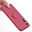 Ultra-thin Silicone Gel Soft Case Cover with Magnetic Finger Ring Stand S01 for Vivo Y73s 5G