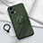 Ultra-thin Silicone Gel Soft Case Cover with Magnetic Finger Ring Stand S01 for Xiaomi Poco F5 5G