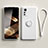 Ultra-thin Silicone Gel Soft Case Cover with Magnetic Finger Ring Stand S01 for Xiaomi Redmi Note 12S