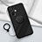 Ultra-thin Silicone Gel Soft Case Cover with Magnetic Finger Ring Stand S02 for OnePlus Nord CE 3 Lite 5G