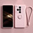 Ultra-thin Silicone Gel Soft Case Cover with Magnetic Finger Ring Stand S02 for Oppo Find X7 5G