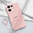 Ultra-thin Silicone Gel Soft Case Cover with Magnetic Finger Ring Stand S02 for Oppo Reno8 Pro 5G