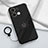 Ultra-thin Silicone Gel Soft Case Cover with Magnetic Finger Ring Stand S02 for Oppo Reno9 Pro 5G