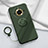 Ultra-thin Silicone Gel Soft Case Cover with Magnetic Finger Ring Stand S02 for Realme 11 Pro 5G