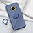 Ultra-thin Silicone Gel Soft Case Cover with Magnetic Finger Ring Stand S02 for Realme 11 Pro 5G