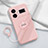 Ultra-thin Silicone Gel Soft Case Cover with Magnetic Finger Ring Stand S02 for Realme GT Neo5 240W 5G