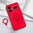 Ultra-thin Silicone Gel Soft Case Cover with Magnetic Finger Ring Stand S02 for Realme GT Neo5 240W 5G