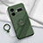 Ultra-thin Silicone Gel Soft Case Cover with Magnetic Finger Ring Stand S02 for Realme GT Neo5 5G