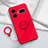 Ultra-thin Silicone Gel Soft Case Cover with Magnetic Finger Ring Stand S02 for Realme GT Neo6 5G