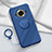 Ultra-thin Silicone Gel Soft Case Cover with Magnetic Finger Ring Stand S02 for Realme Narzo 60 5G