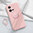 Ultra-thin Silicone Gel Soft Case Cover with Magnetic Finger Ring Stand S02 for Vivo iQOO 10 Pro 5G