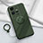 Ultra-thin Silicone Gel Soft Case Cover with Magnetic Finger Ring Stand S02 for Vivo iQOO 11 Pro 5G