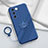 Ultra-thin Silicone Gel Soft Case Cover with Magnetic Finger Ring Stand S02 for Vivo V27e 5G