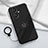 Ultra-thin Silicone Gel Soft Case Cover with Magnetic Finger Ring Stand S02 for Vivo V29 Lite 5G