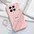 Ultra-thin Silicone Gel Soft Case Cover with Magnetic Finger Ring Stand S02 for Vivo X90 5G