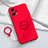 Ultra-thin Silicone Gel Soft Case Cover with Magnetic Finger Ring Stand S02 for Xiaomi Poco F5 5G