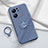 Ultra-thin Silicone Gel Soft Case Cover with Magnetic Finger Ring Stand S02 for Xiaomi Redmi K60 Ultra 5G