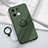 Ultra-thin Silicone Gel Soft Case Cover with Magnetic Finger Ring Stand S02 for Xiaomi Redmi Note 13 5G