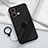 Ultra-thin Silicone Gel Soft Case Cover with Magnetic Finger Ring Stand S03 for Oppo Reno8 Pro 5G