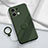 Ultra-thin Silicone Gel Soft Case Cover with Magnetic Finger Ring Stand S03 for Oppo Reno8 Pro+ Plus 5G Midnight Green