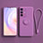 Ultra-thin Silicone Gel Soft Case Cover with Magnetic Finger Ring Stand S03 for Vivo V23 Pro 5G