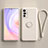 Ultra-thin Silicone Gel Soft Case Cover with Magnetic Finger Ring Stand S03 for Vivo X70 5G