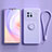 Ultra-thin Silicone Gel Soft Case Cover with Magnetic Finger Ring Stand S03 for Vivo X80 5G Clove Purple