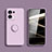 Ultra-thin Silicone Gel Soft Case Cover with Magnetic Finger Ring Stand S05 for Oppo Reno9 Pro 5G