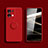 Ultra-thin Silicone Gel Soft Case Cover with Magnetic Finger Ring Stand S05 for Xiaomi Redmi Note 13 5G Red