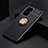 Ultra-thin Silicone Gel Soft Case Cover with Magnetic Finger Ring Stand SD1 for OnePlus 9 5G