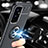 Ultra-thin Silicone Gel Soft Case Cover with Magnetic Finger Ring Stand SD1 for OnePlus 9 5G