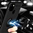 Ultra-thin Silicone Gel Soft Case Cover with Magnetic Finger Ring Stand SD1 for Realme 7i RMX2193