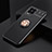 Ultra-thin Silicone Gel Soft Case Cover with Magnetic Finger Ring Stand SD1 for Realme 8 4G