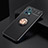 Ultra-thin Silicone Gel Soft Case Cover with Magnetic Finger Ring Stand SD1 for Realme 9 Pro 5G