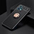 Ultra-thin Silicone Gel Soft Case Cover with Magnetic Finger Ring Stand SD1 for Realme 9 Pro+ Plus 5G