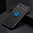 Ultra-thin Silicone Gel Soft Case Cover with Magnetic Finger Ring Stand SD1 for Realme C20A