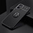 Ultra-thin Silicone Gel Soft Case Cover with Magnetic Finger Ring Stand SD1 for Realme V20 5G