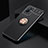 Ultra-thin Silicone Gel Soft Case Cover with Magnetic Finger Ring Stand SD1 for Vivo iQOO Z6x