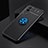 Ultra-thin Silicone Gel Soft Case Cover with Magnetic Finger Ring Stand SD1 for Vivo T1x 5G