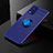 Ultra-thin Silicone Gel Soft Case Cover with Magnetic Finger Ring Stand SD1 for Vivo V20 (2021)