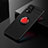 Ultra-thin Silicone Gel Soft Case Cover with Magnetic Finger Ring Stand SD1 for Vivo V20 (2021)