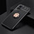 Ultra-thin Silicone Gel Soft Case Cover with Magnetic Finger Ring Stand SD1 for Vivo X60 Pro 5G