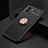 Ultra-thin Silicone Gel Soft Case Cover with Magnetic Finger Ring Stand SD1 for Vivo Y01A