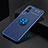 Ultra-thin Silicone Gel Soft Case Cover with Magnetic Finger Ring Stand SD1 for Vivo Y31 (2021)