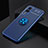 Ultra-thin Silicone Gel Soft Case Cover with Magnetic Finger Ring Stand SD1 for Vivo Y51 (2021)