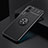 Ultra-thin Silicone Gel Soft Case Cover with Magnetic Finger Ring Stand SD1 for Vivo Y53s NFC