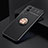 Ultra-thin Silicone Gel Soft Case Cover with Magnetic Finger Ring Stand SD1 for Vivo Y53s t2