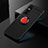 Ultra-thin Silicone Gel Soft Case Cover with Magnetic Finger Ring Stand SD1 for Vivo Y73s 5G