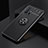 Ultra-thin Silicone Gel Soft Case Cover with Magnetic Finger Ring Stand SD1 for Xiaomi Mi 11T 5G Black