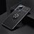 Ultra-thin Silicone Gel Soft Case Cover with Magnetic Finger Ring Stand SD1 for Xiaomi Mi 13 Lite 5G Black